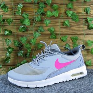 Nike Sneaker Air Max Thea Girl Y 6 Medium Athletic Gray Synthetic Lace Up